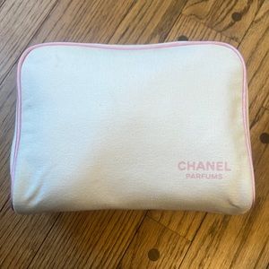 Chanel parfums cosmetics, toiletries, travel bag